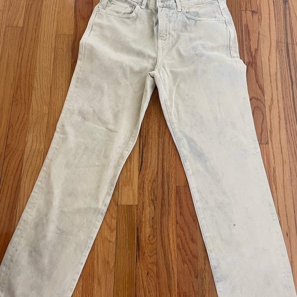 Women’s Cream/ Light Grey Jeans